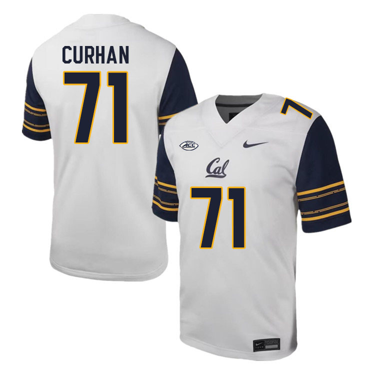 California Golden Bears #71 Jake Curhan ACC Conference College Football Jerseys Stitched Sale-White